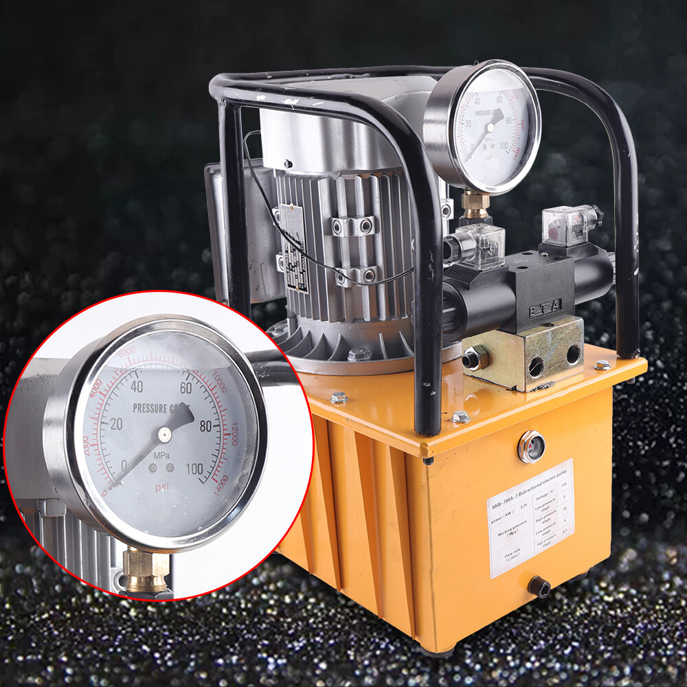 Electric Driven Hydraulic Pump Double-act Pedal Control Solenoid Valve 1400r/Min