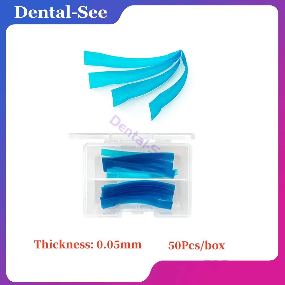 Dental Contoured Anterior Matrix Bands Teeth Restoration Strip Twin Matrices