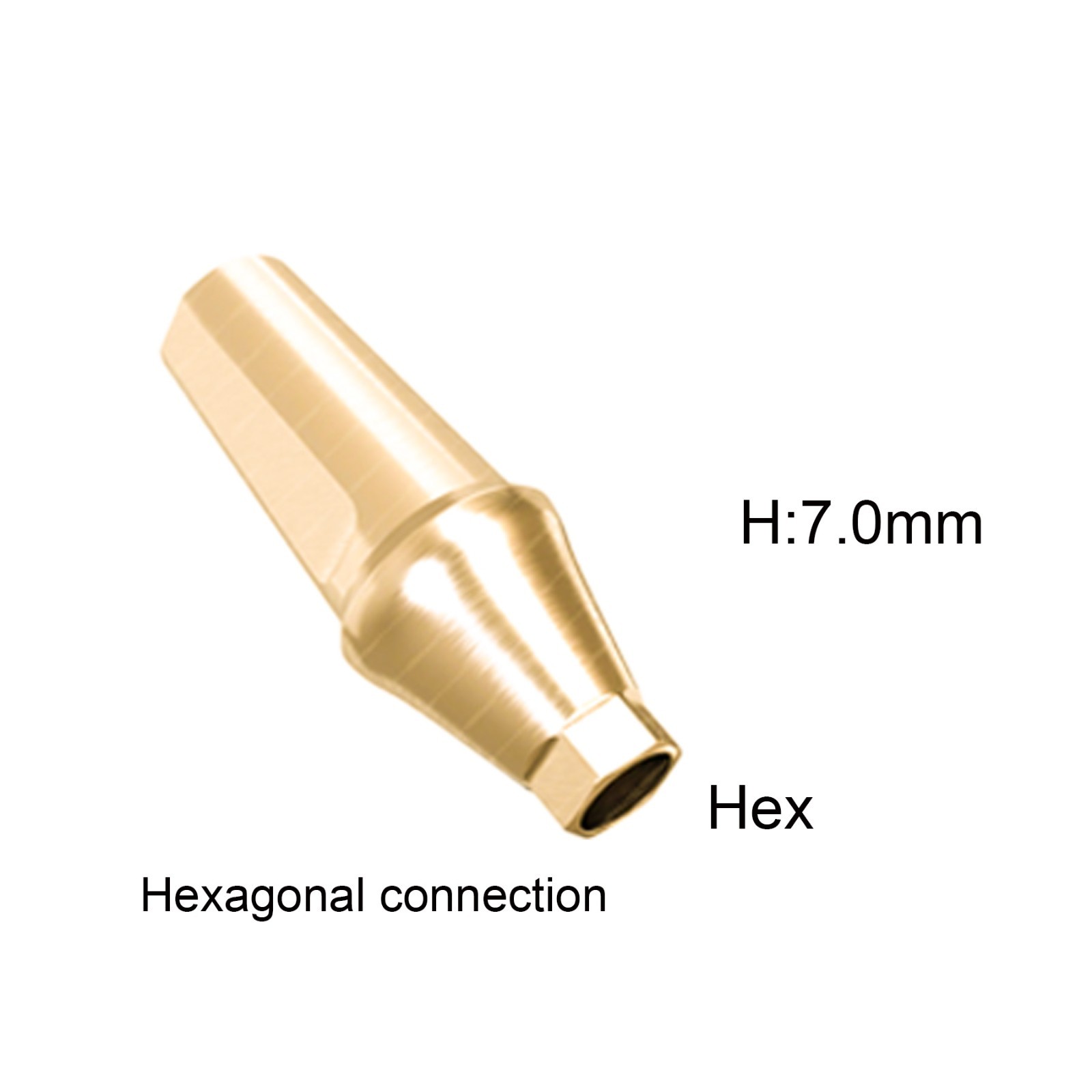 US Essential Treatment Transfer Abutment Cement Retained Fits Hiossen Implants