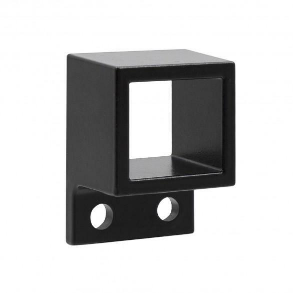 1″ x 1 1/8″ Stationary Square Dual Flange Wall Mount Bracket