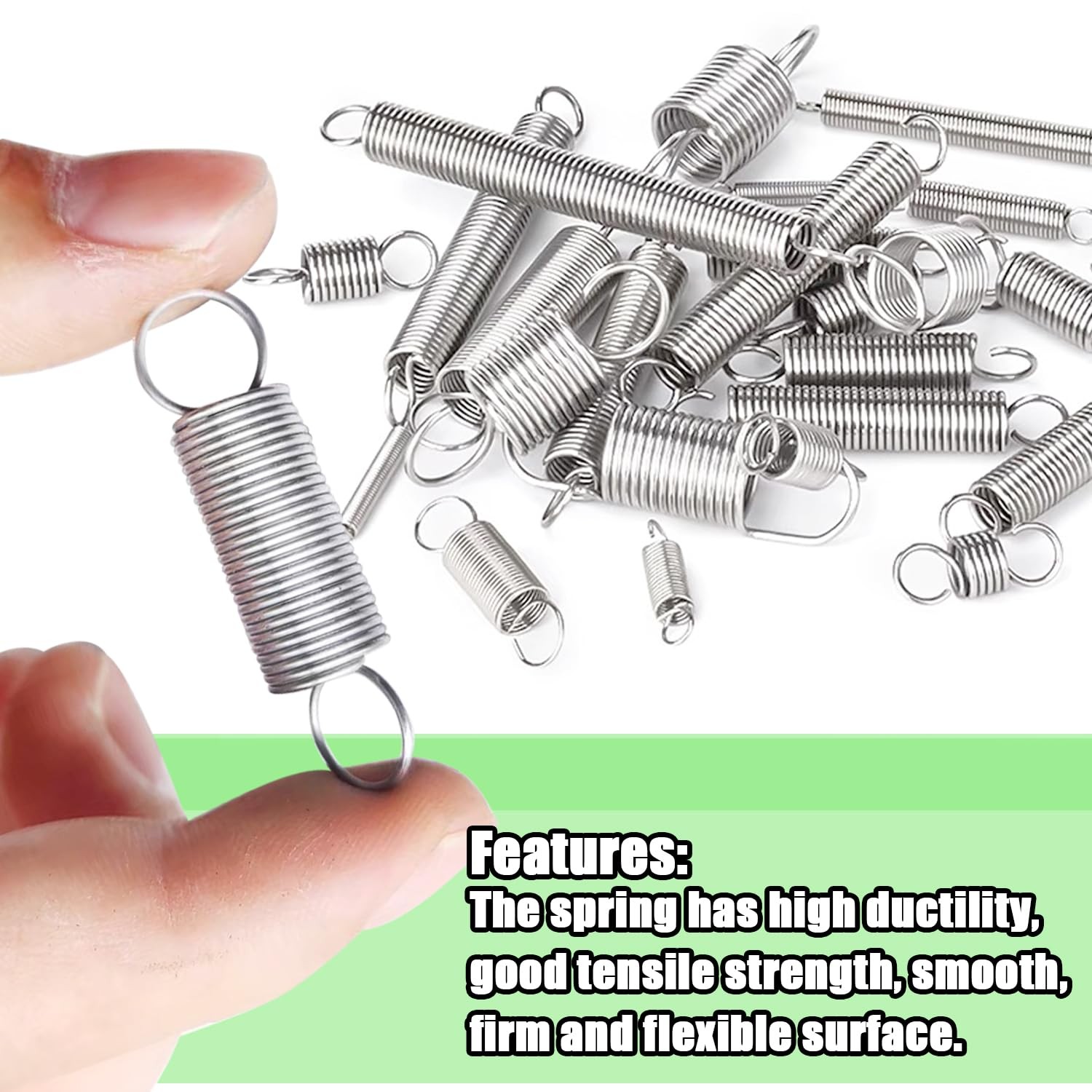 Ruibapa 133 PCS Extension Spring Assortment Kit 18 Different 133PCS（18 Sizes)