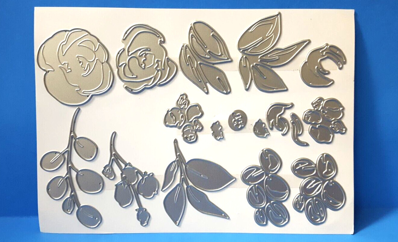 (2 pcs) Tim Holtz Sizzix BLOOM Colorize Thinlits Dies, 665208