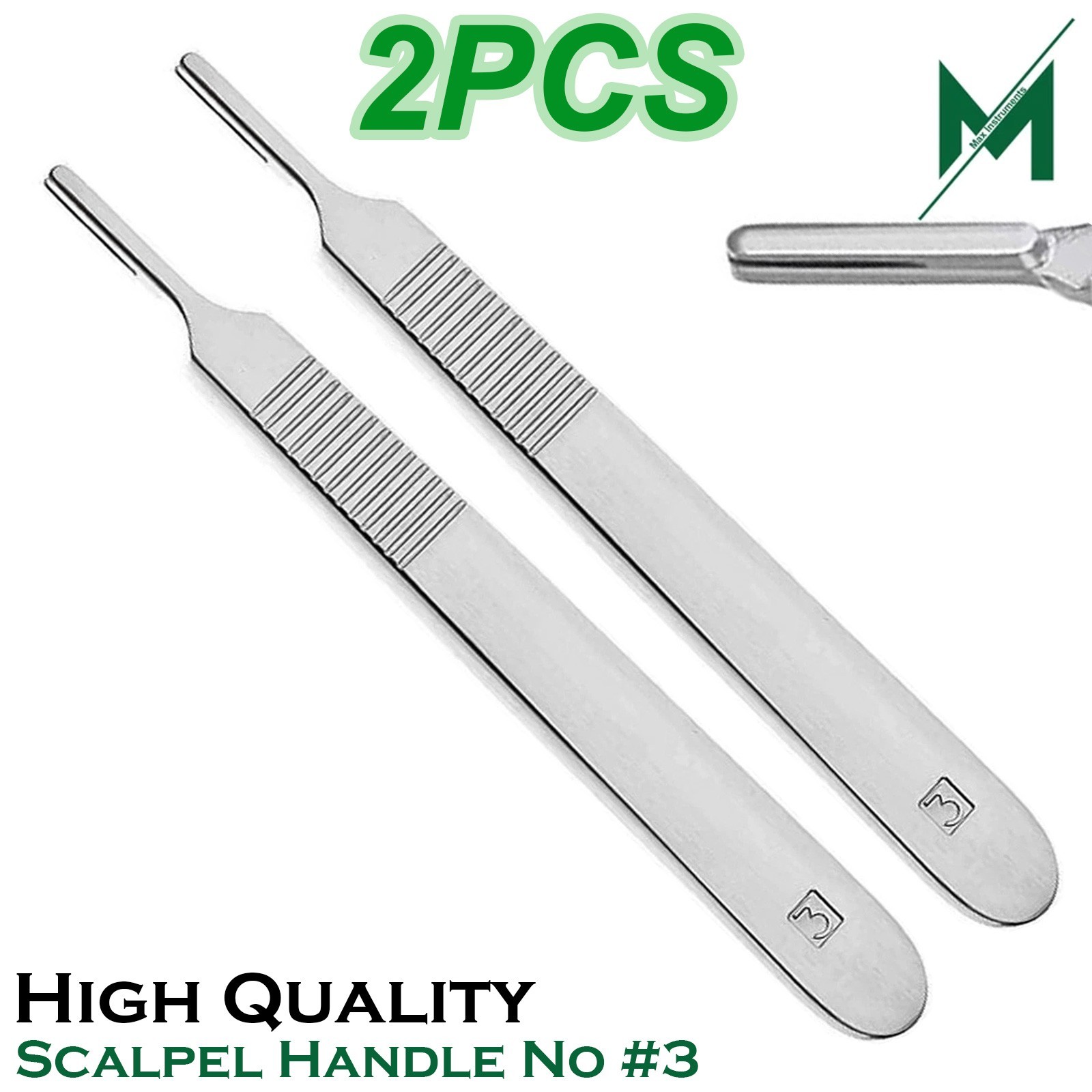 Dental Scalpel Handle Stainless Steel Blade Holder Surgical Instruments #3