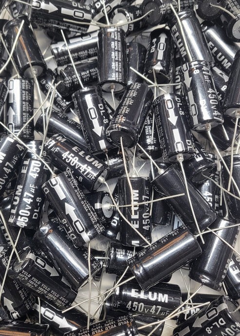 NEW AXIAL ELECTROLYTIC CAPACITORS VARIOUS SIZES 25 PACKS