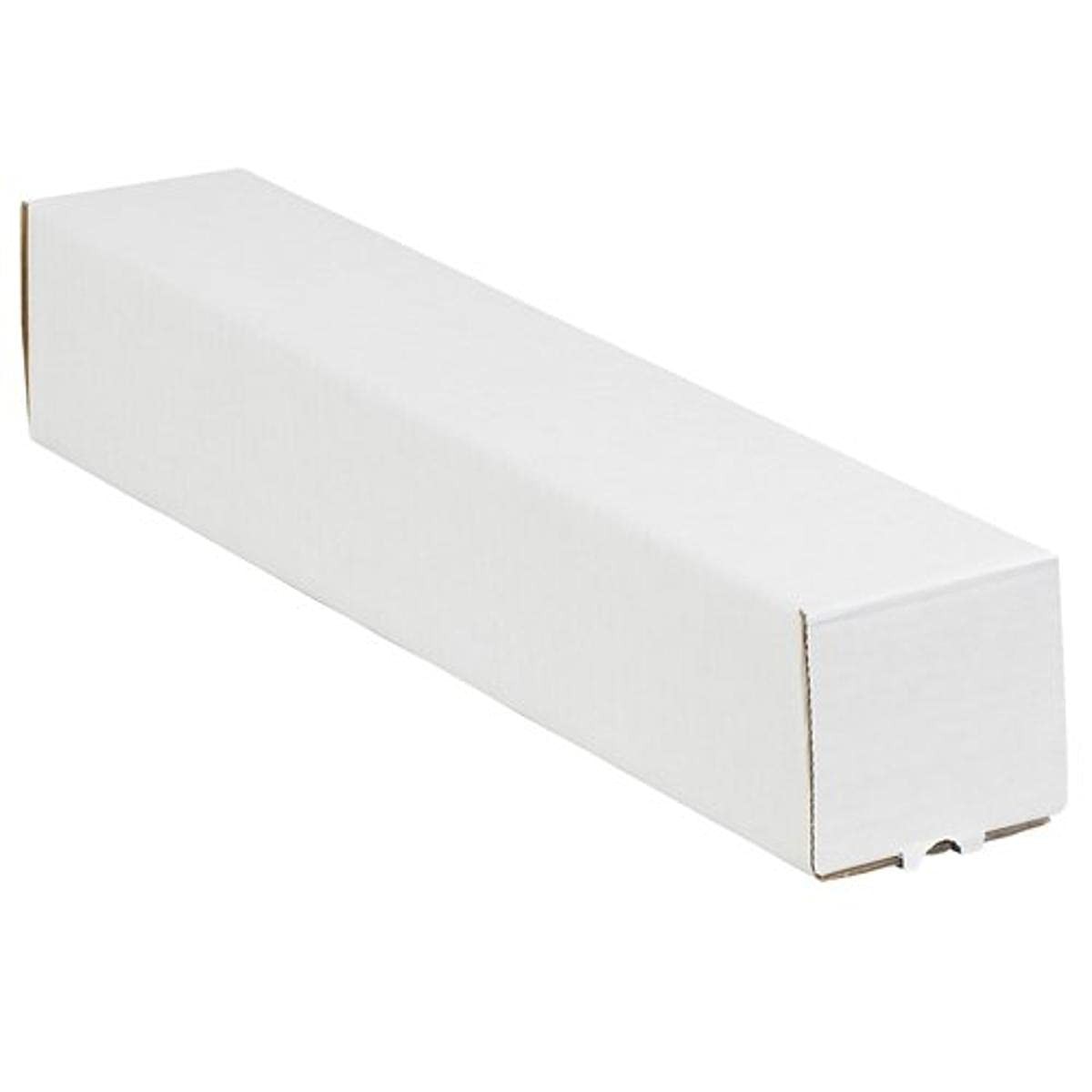 Partners Brand PM3312 Square Mailing Tubes, 3 x 12, Oyster White (Pack of 25)