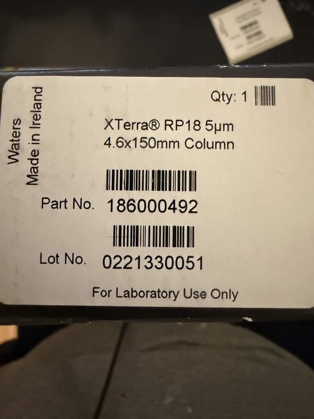 Waters XTerra RP18 5µm 150×4.6mm HPLC Column 186000492 New