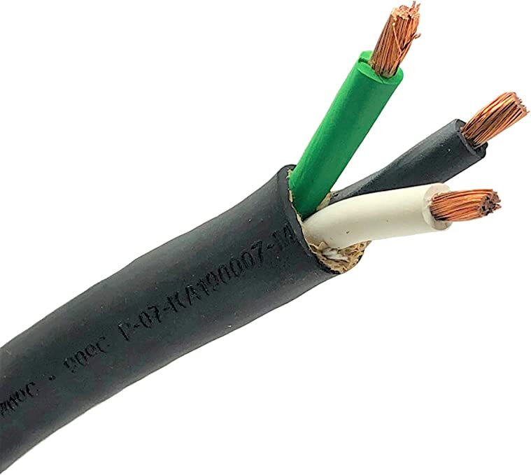 Windy Nation 8/3 Gauge (AWG) SOOW Cable Wire Portable Power 600V