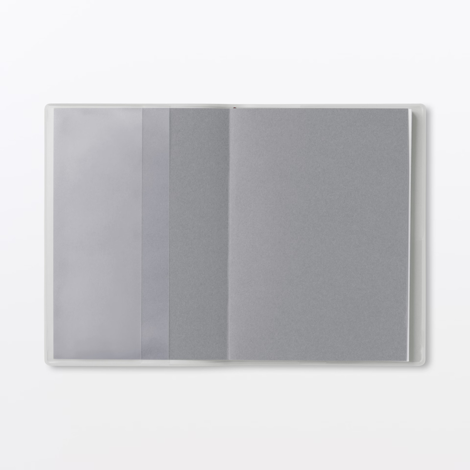 Muji 2026 August Start Monthly Weekly Planner White-Grey A6/B6/A5/B5