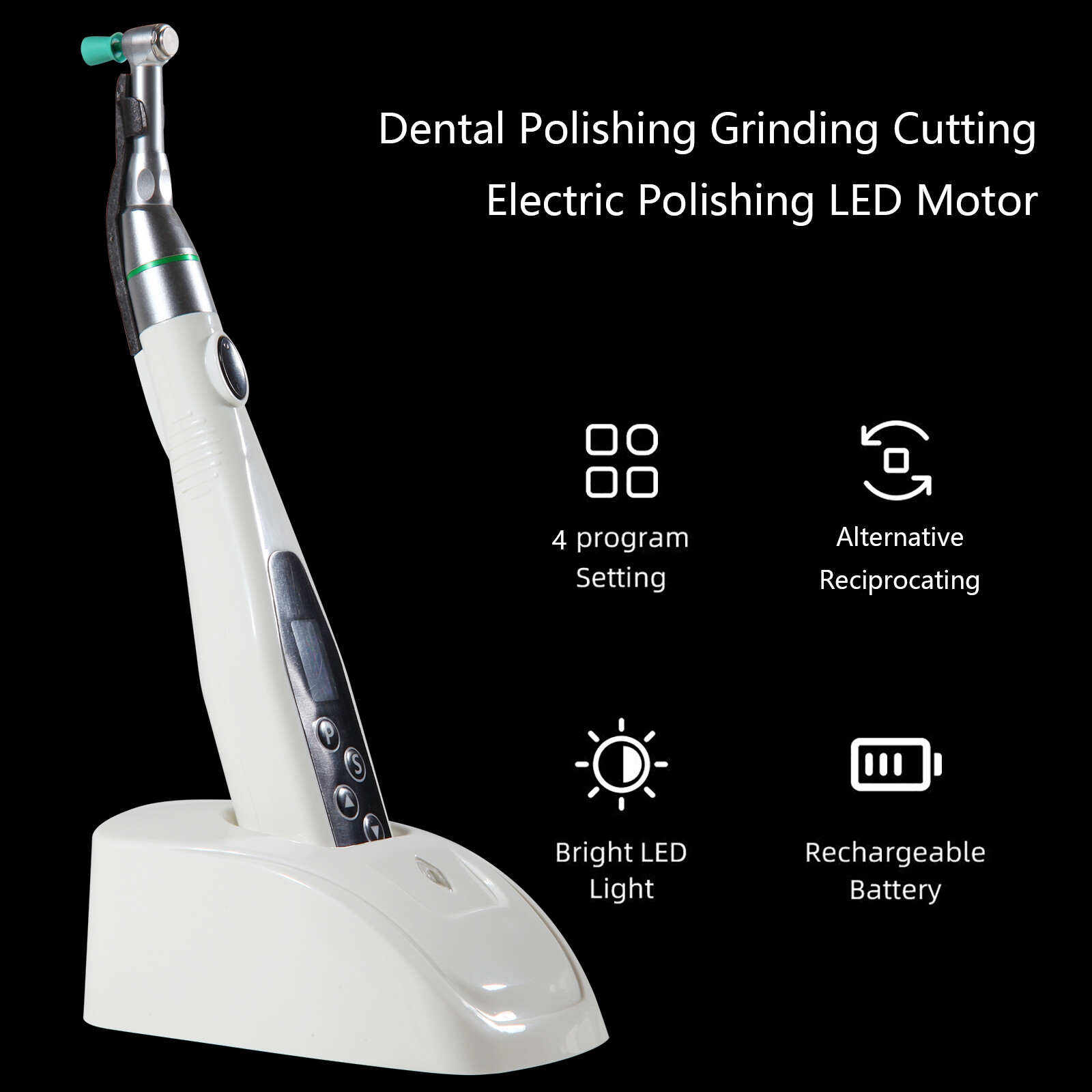 Dental LED 4:1 Reduction Electric Hygiene Prophy Handpiece/Prophy Polishing cups
