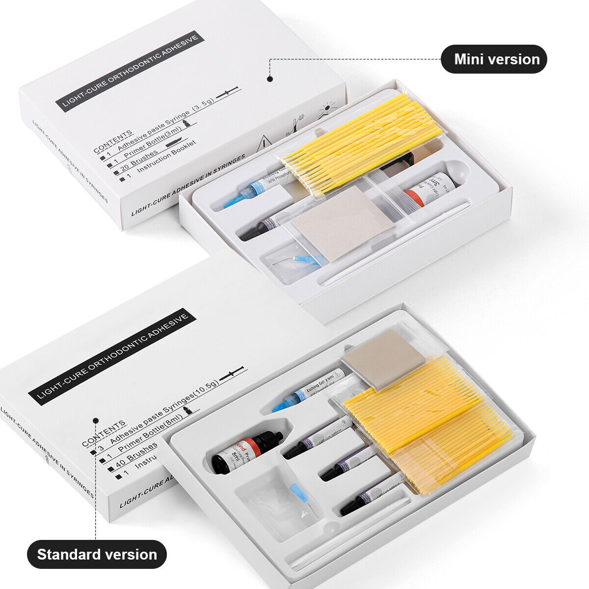 Dental Bracket Braces Glue Ortho Bonding Light Cure Resin Composite Kit