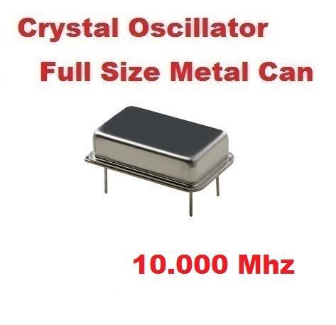 10.000Mhz 10.000 Mhz CRYSTAL OSCILLATOR FULL CAN ( Qty 5 ) *** NEW ***