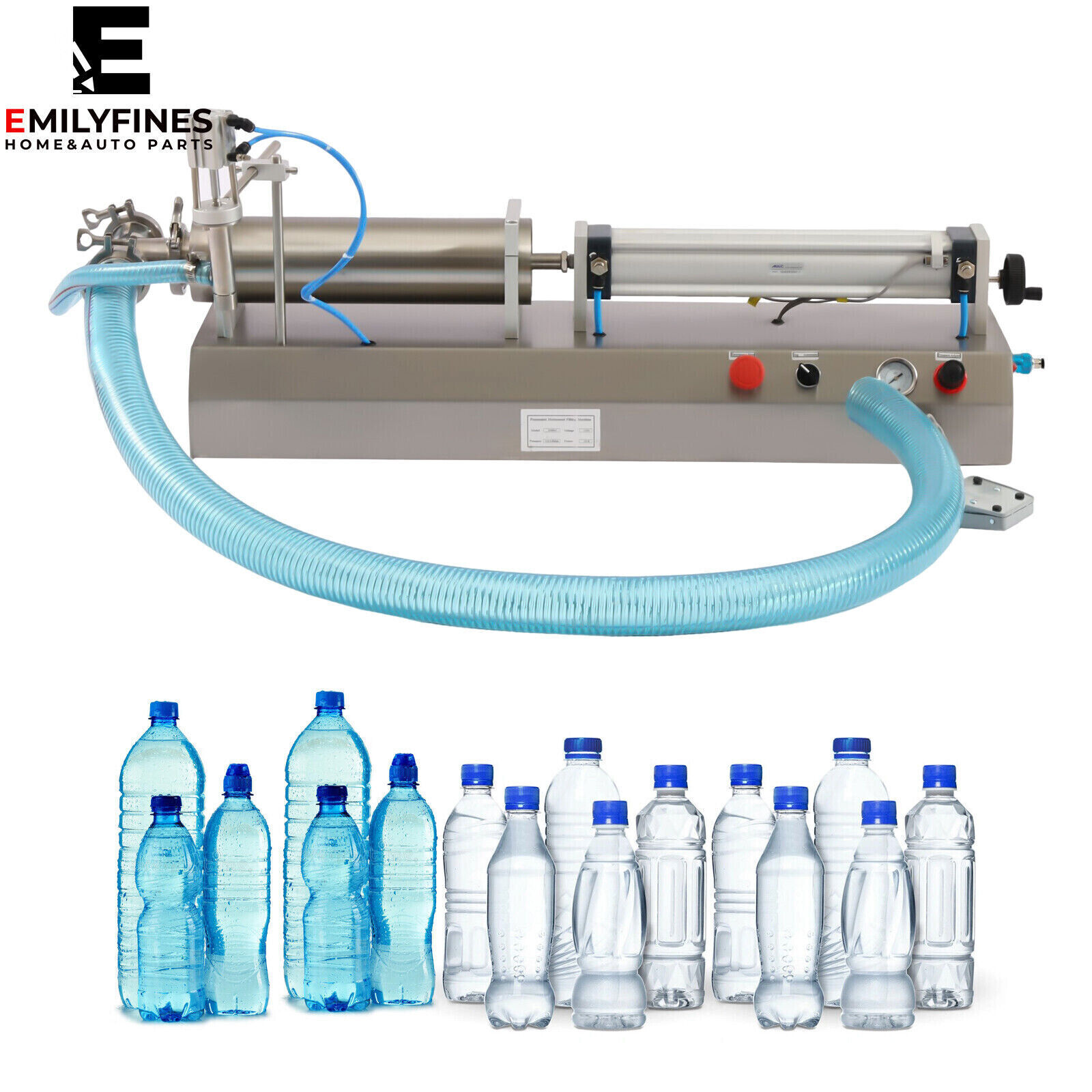 Liquid Filling Machine Pneumatic Piston Filler Single Head Filler 300-2500ml NEW
