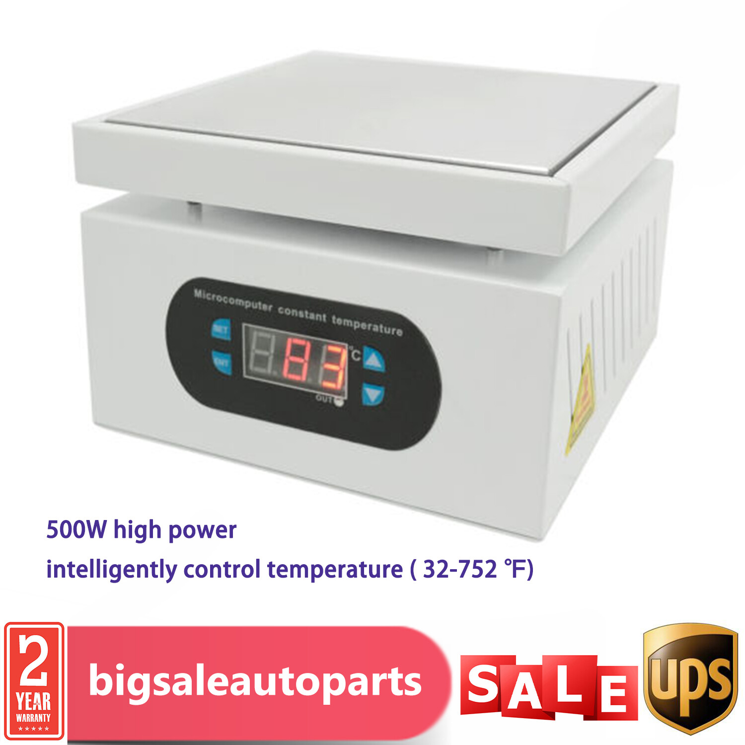 500W Soldering Hot Plate LED Microcomputer Electric Preheat Soldering Station
