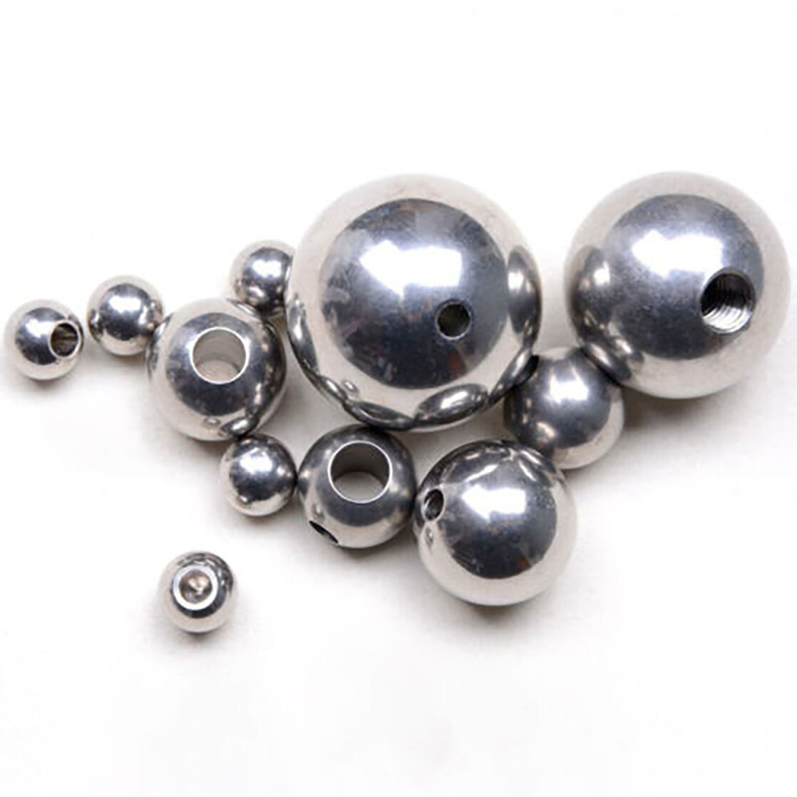 Through-hole Stainless Steel Beads Ball High Precision Bearing Balls Smooth Ball