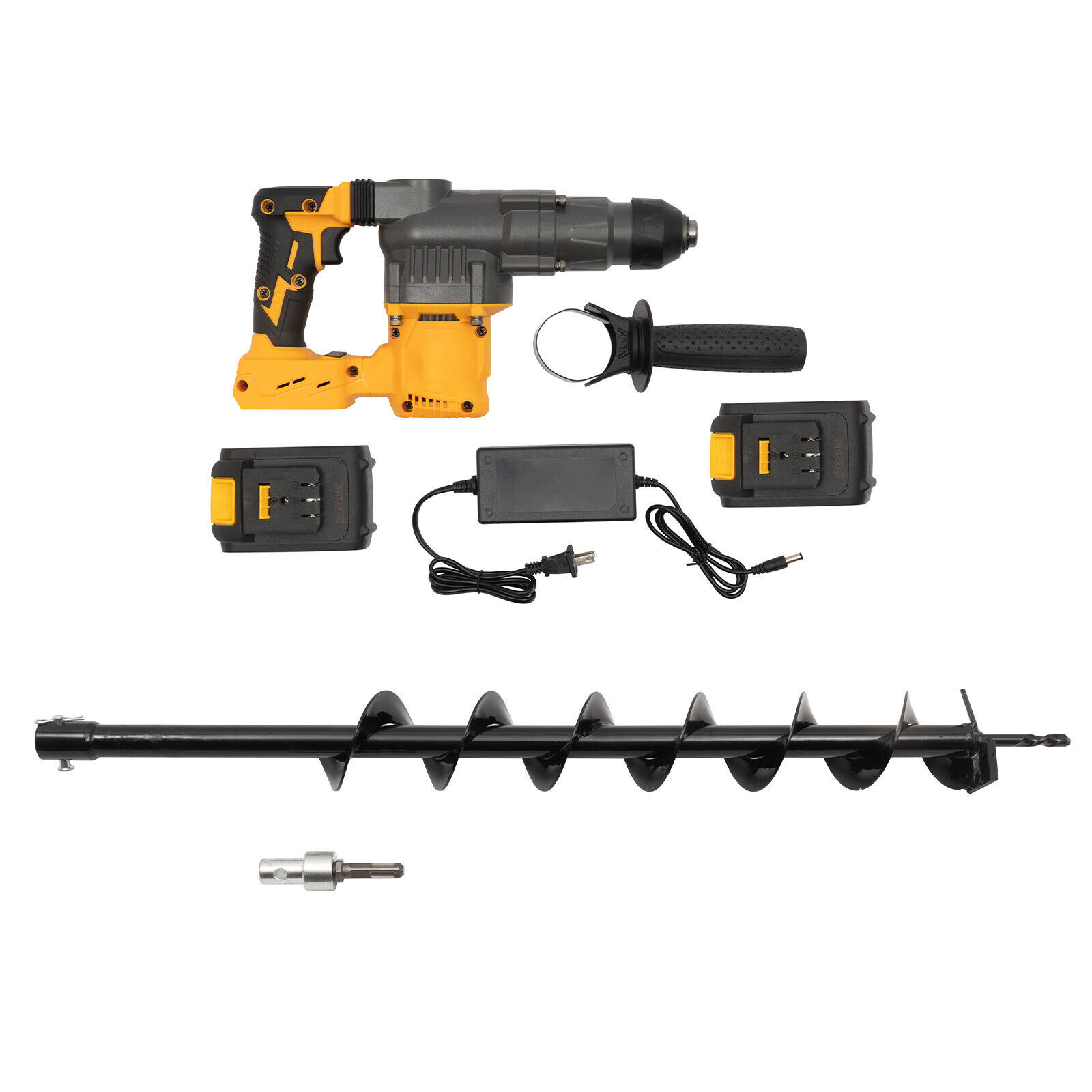 21V SDS-Plus Rotary Hammer Drill Cordless Brushless W/ 80cm Drill Bit 1400r/min