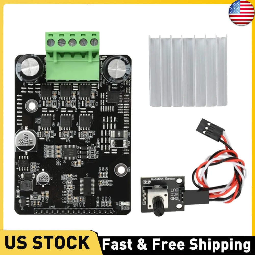 DC 6-80V BLDC 3-Phase DC Brushless Motor Controller 1600W 50A PWM Motor Driver