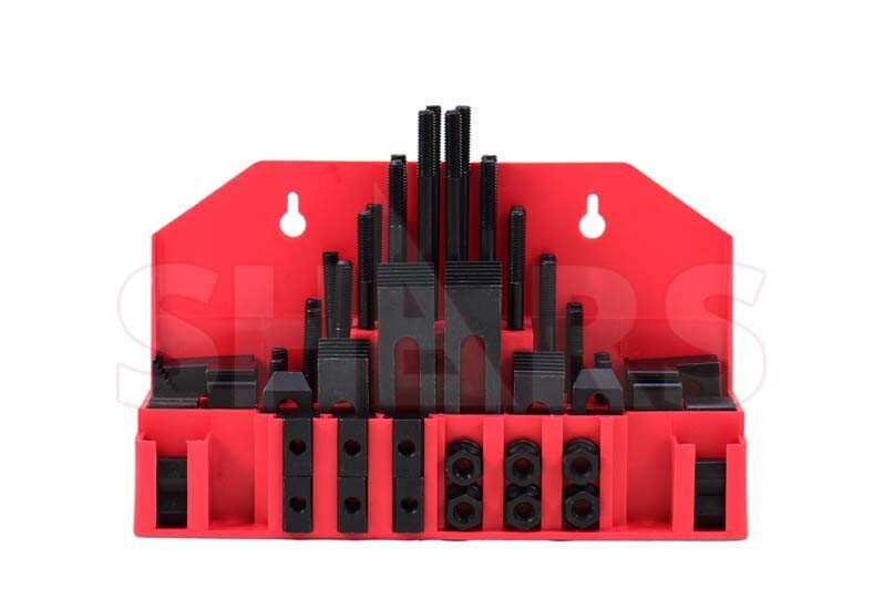 52 PCS 5/8″ T-Slot 1/2″-13 Stud Thread Hold Down Clamping Kit Set Bridgeport R[