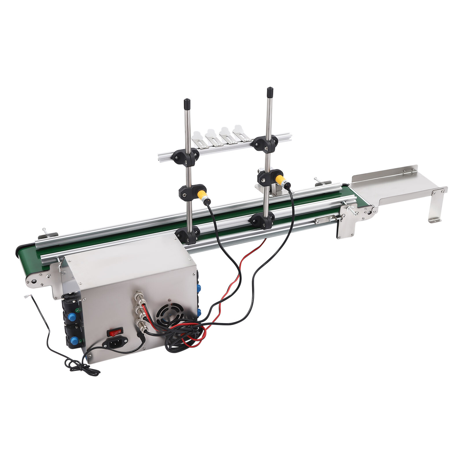 4-Head Automatic Diaphragm Pump Filling Machine 10-500ml Tabletop AC 110V