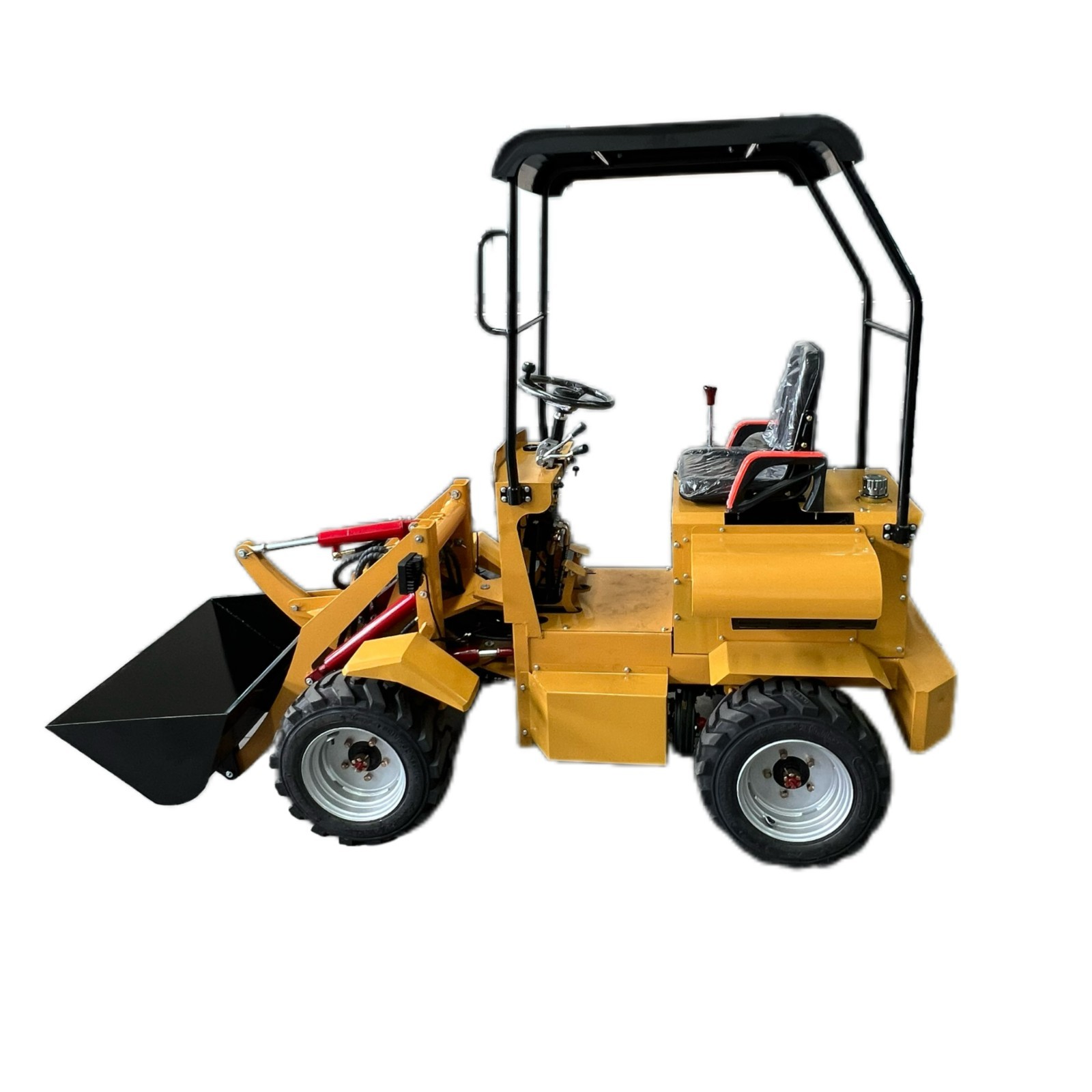 Agrotk Mini Skid Steer Wheel Loader Riding-on 23 HP RATO Gasoline Engine Compact