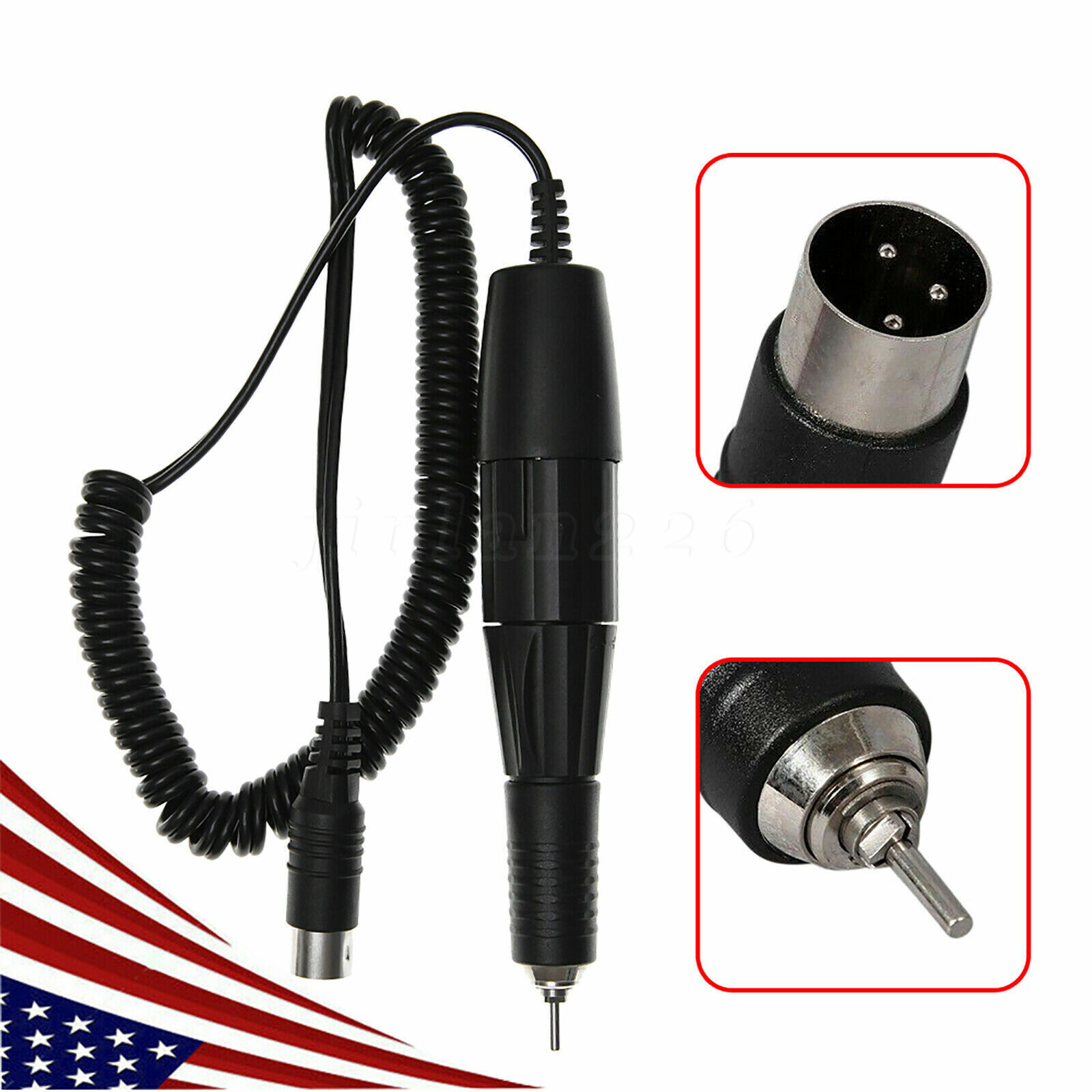 Dental Lab Electric Micromotor Polishing Unit / 35K rpm Motor Handpiece