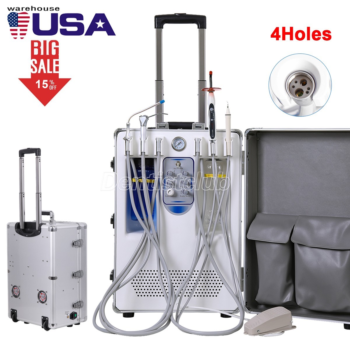 Dental Unit Patient Exam Chair Computer Control /Delivery Unit Air Compressor