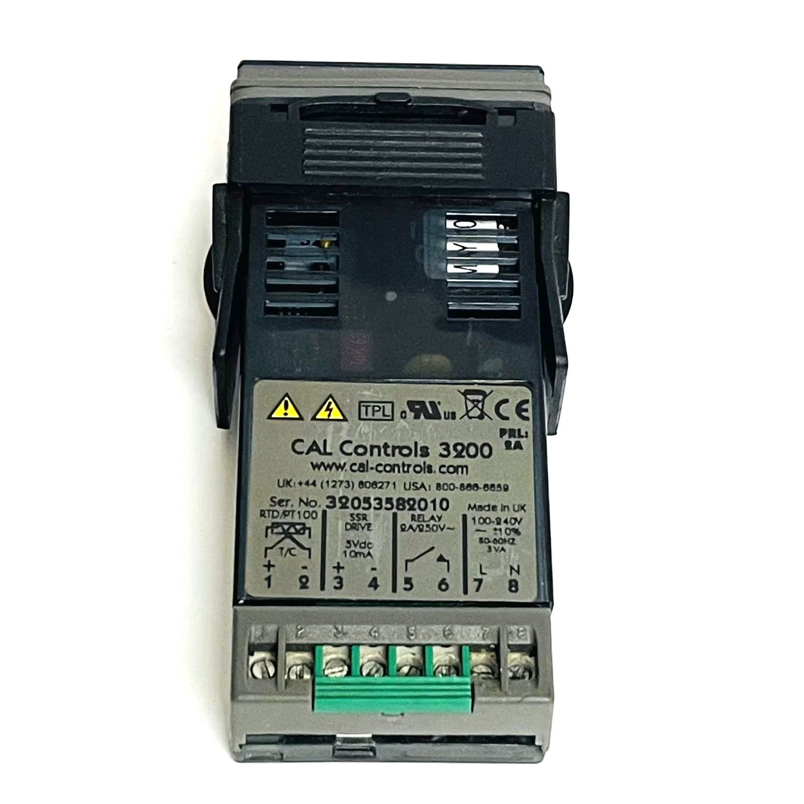 TESTED CAL Controls 3200 PRL:2A Digital Temperature Controller