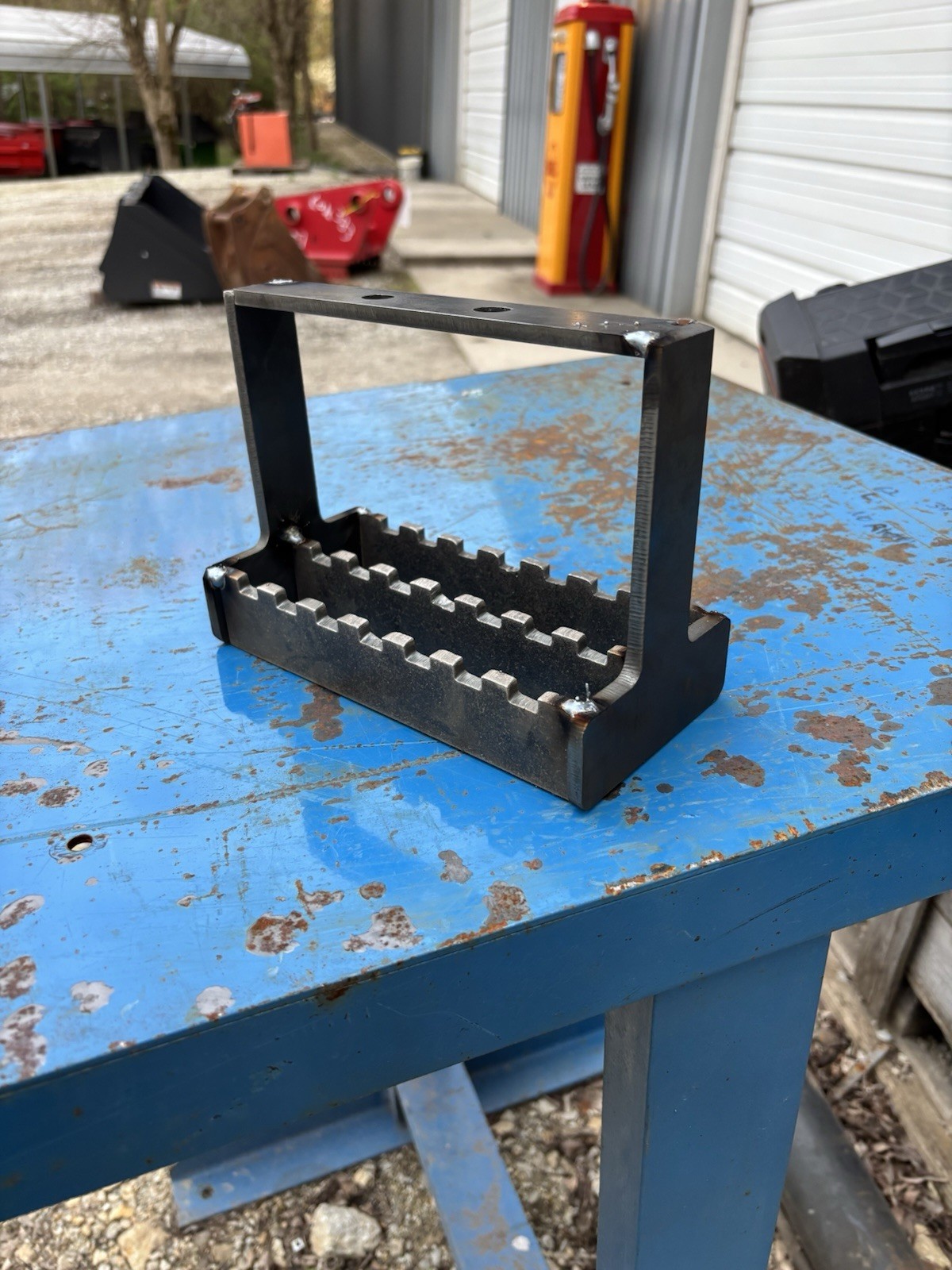 RWM Universal Brand New Bolt-On 6”drop step Raw Steel Step 1/4″ Thick