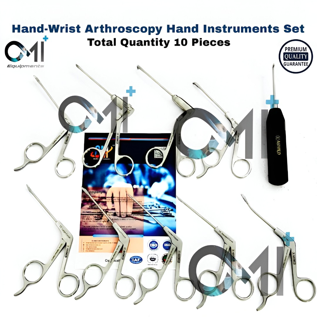 Hand-Wrist Arthroscopy Hand Instruments Set Small Joint, Arthroscopy Forceps Set