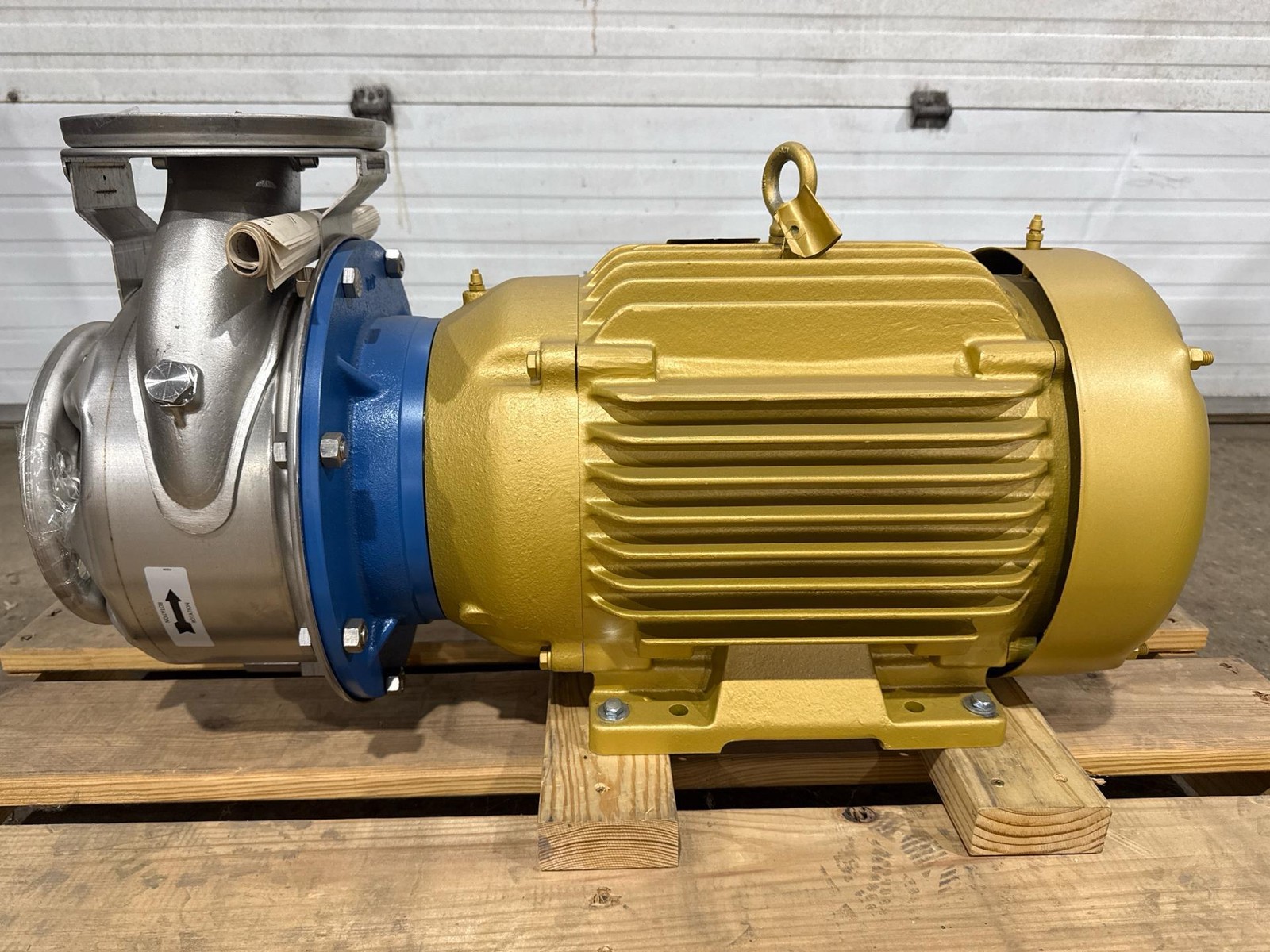 GOULDS 3-SH Stainless End Suction Pump, ESHF/C 3X4X8, 03SH08K6, 20HP, 6″ Imp.