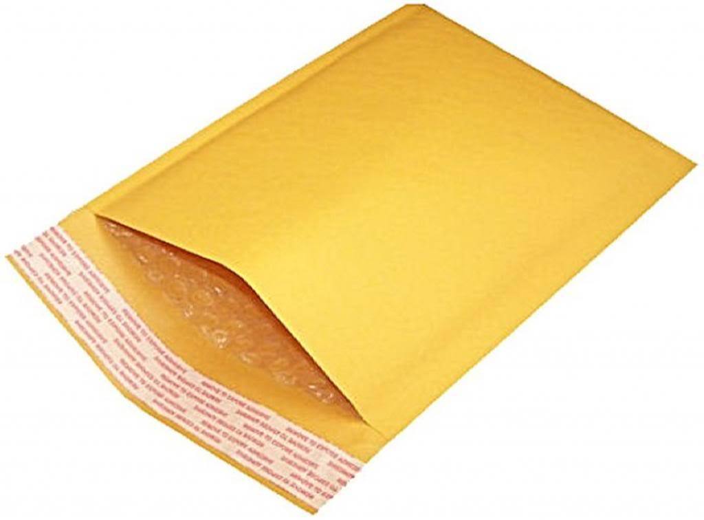 50 #0 6.5×10 kraft bubble mailer envelopes 6.5″x9″ *width 6.5″ priority ship