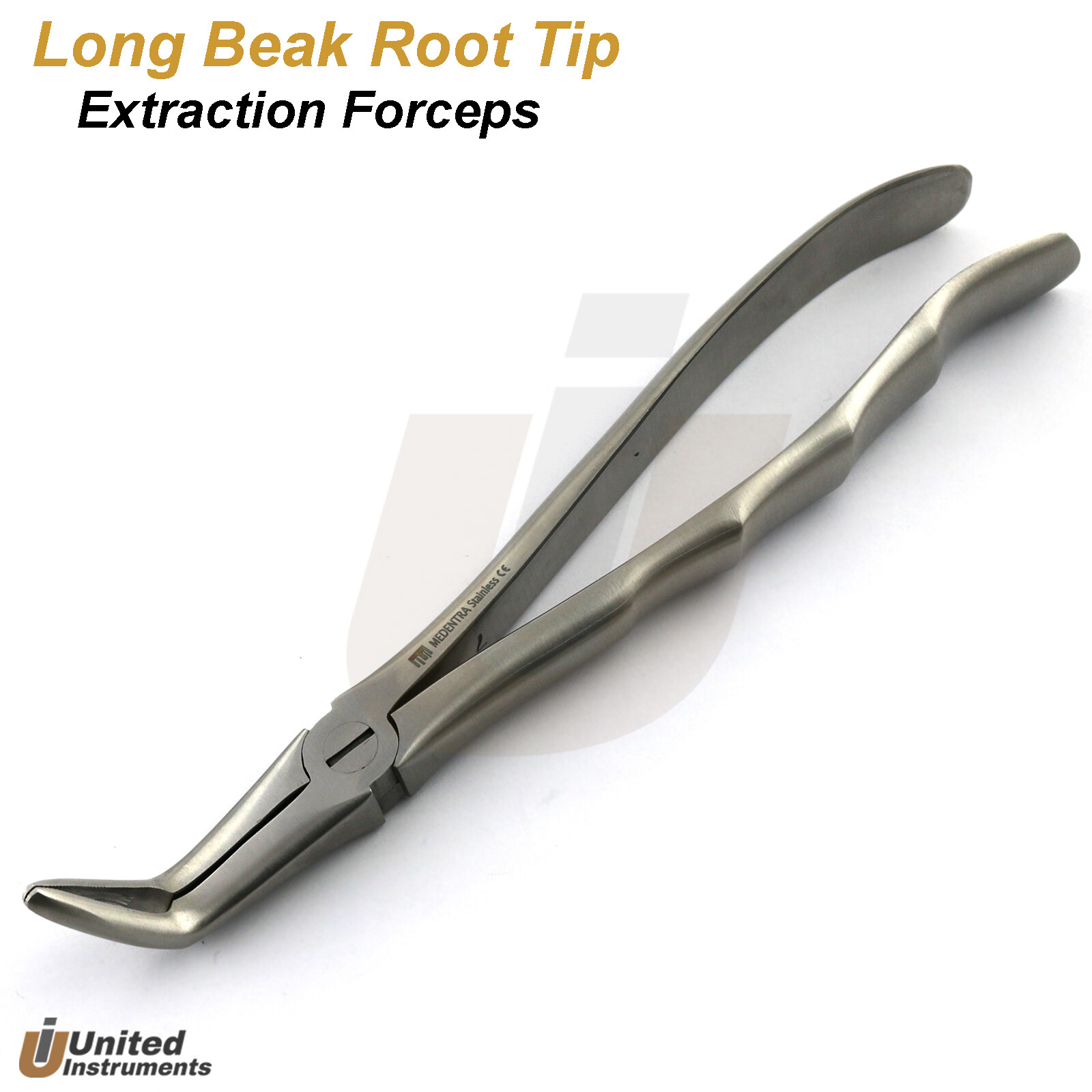 Long Beak Extraction Forceps Upper Lower Root Tip Removal Dental Surgical Plier