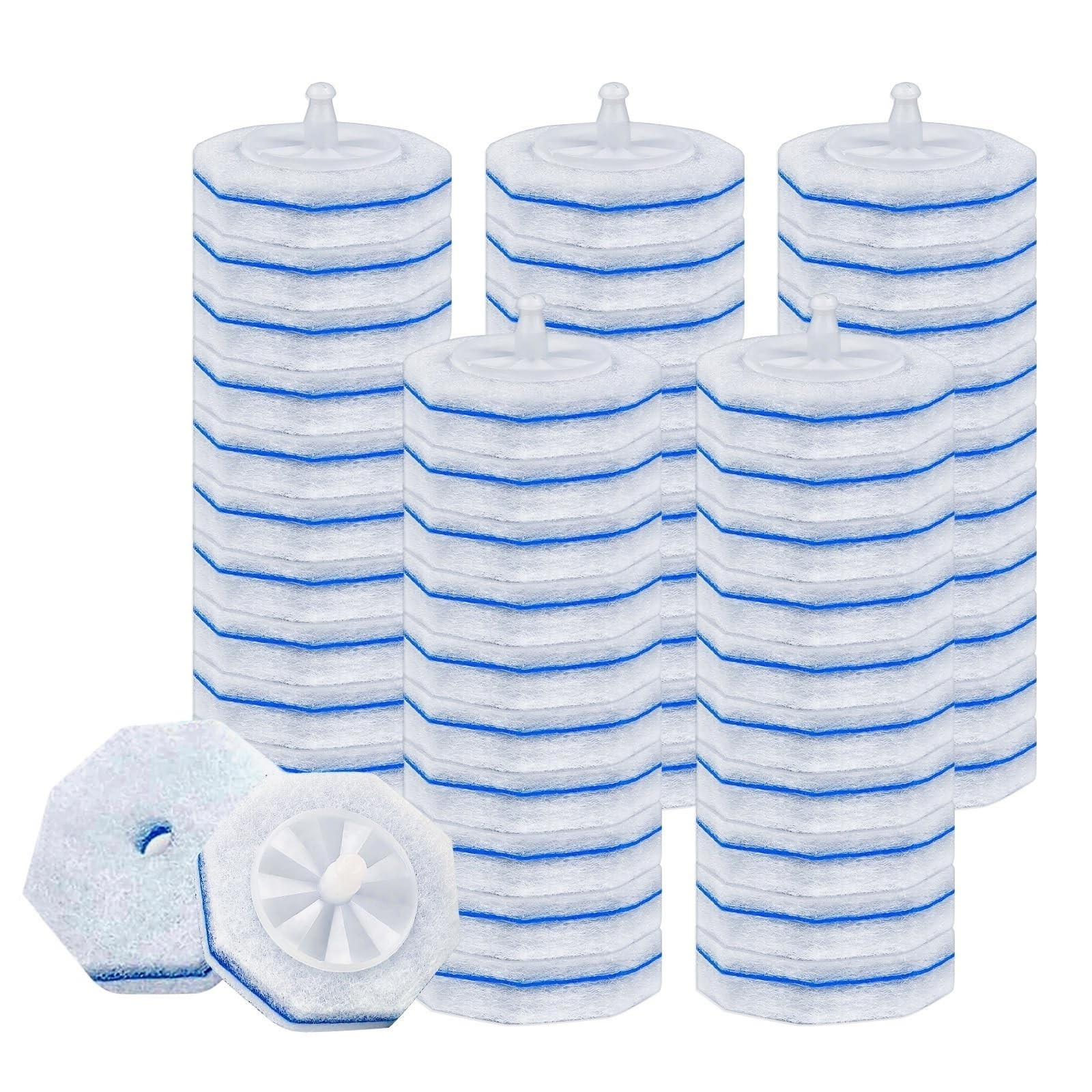 Disposable Toilet Wand Refills for Clorox, 50 1 Count (Pack of 50), white