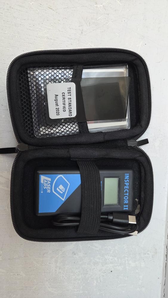 Laser Labs Inspector ii Tint Meter Model 2000 Digital Meter w/ Case& Accessories