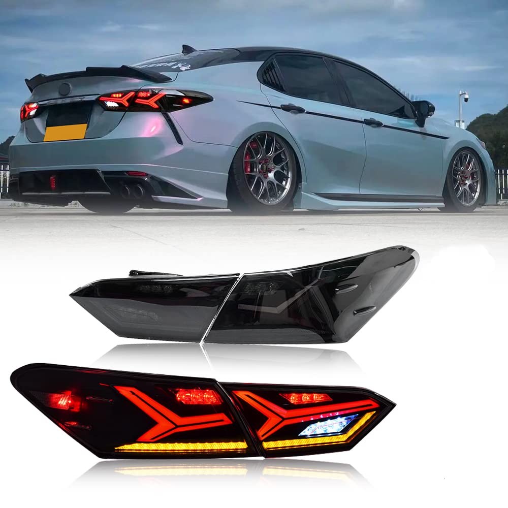 2018-2023 Camry SE XSE LED Tail Lights Sequential Turn Brake DRL 8th Gen