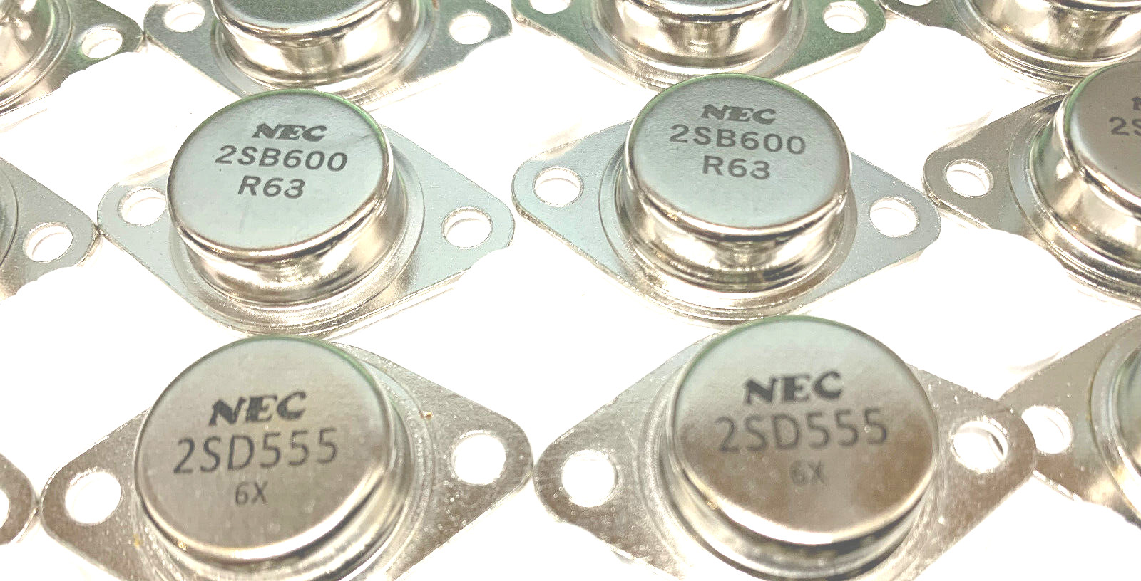 1 Pair | 2SB600 + 2SD555 200V 15A 200W 4MHz TO-3 New Original NEC