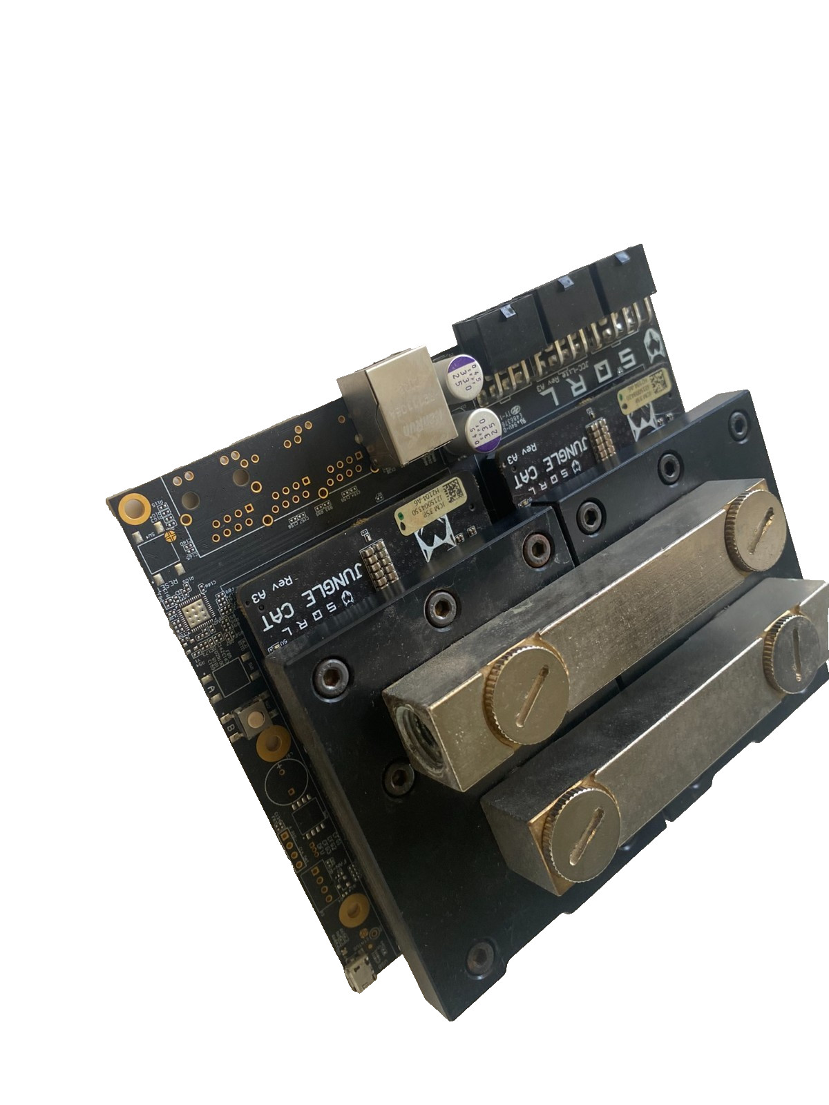 SQRL Jungle Cat, Direct Liquid Cool, with 2x Xilinx Virtex UltraScale+ XCVU35P