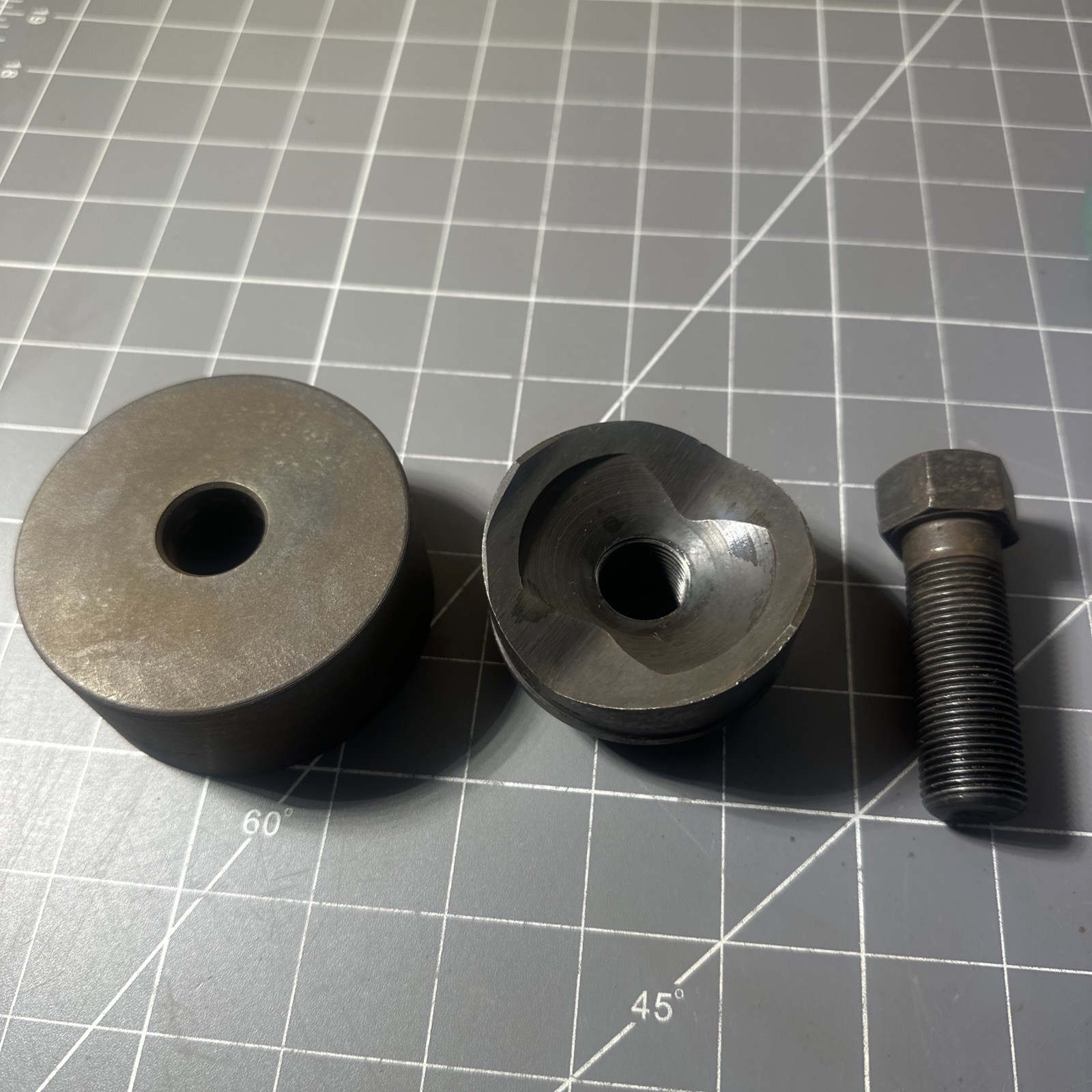 Greenlee 5004062, 2″ Conduit Knockout Punch & Assembly Bolt Made In USA Nice!