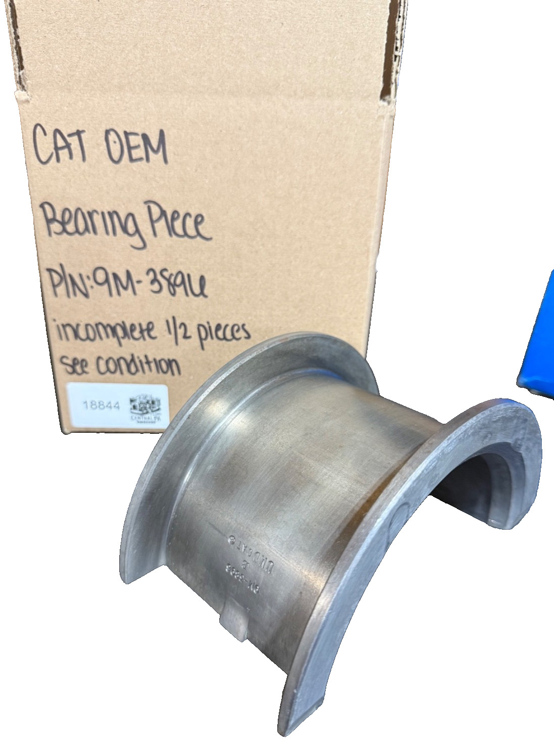 CAT OEM Bearing Piece P/N: 9M-3896 INCOMPLETE