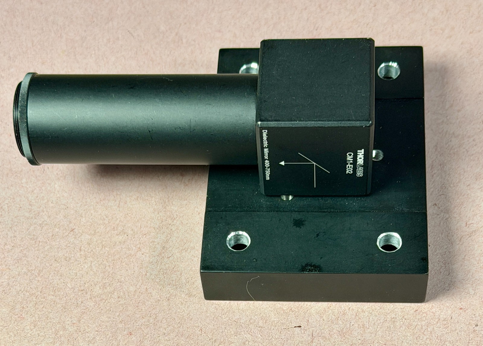 Thorlabs CM1-E02 30 mm Cage Cube-Mounted E02 Dielectric Turning Mirror, 400-750