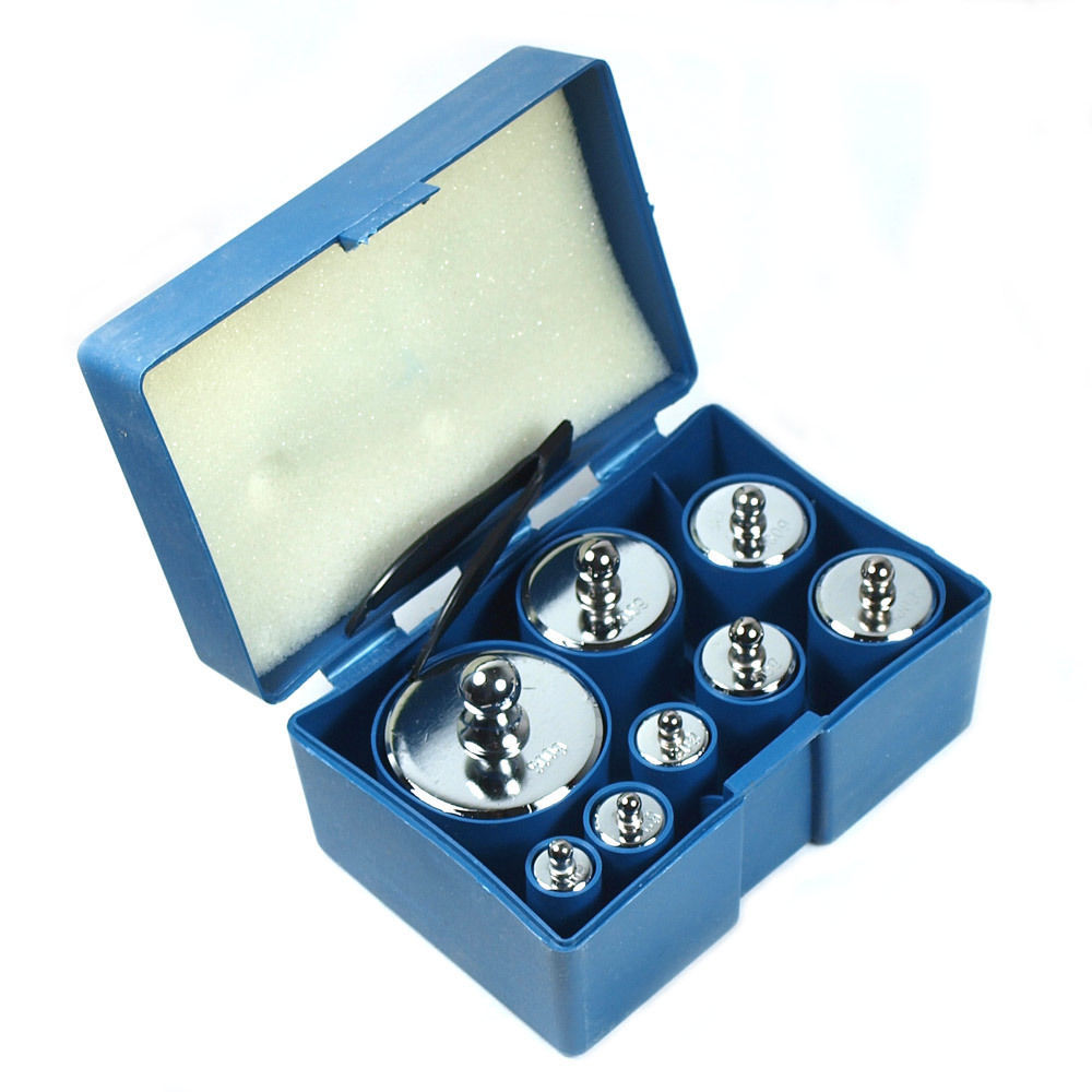 8 pcs calibration weight set 10g 20g 50g 100g 200g 500g — 1000g total weight