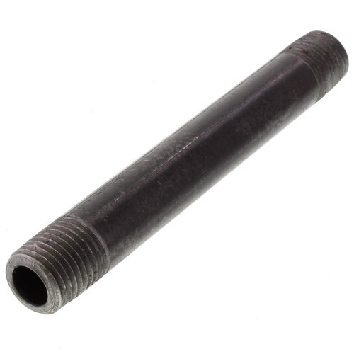 1/2″ BLACK STEEL 12″ LONG NIPPLE pipe 1/2 x 12 – LOT OF (10) malleable iron