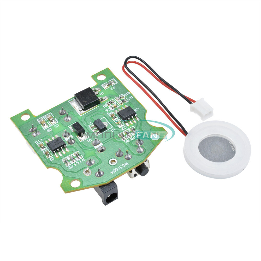 Ultrasonic Mist Maker Atomizing Fogger Ceramic Humidifier w/PCB D20mm 113KHz