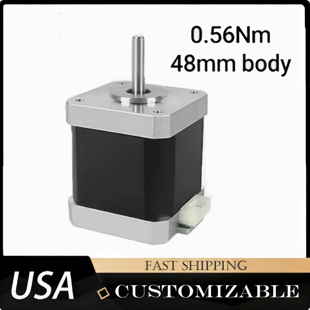 NEMA17 42mm Open-Loop Stepper Motor 2-Phase, 0.56Nm, Suitable for CNC