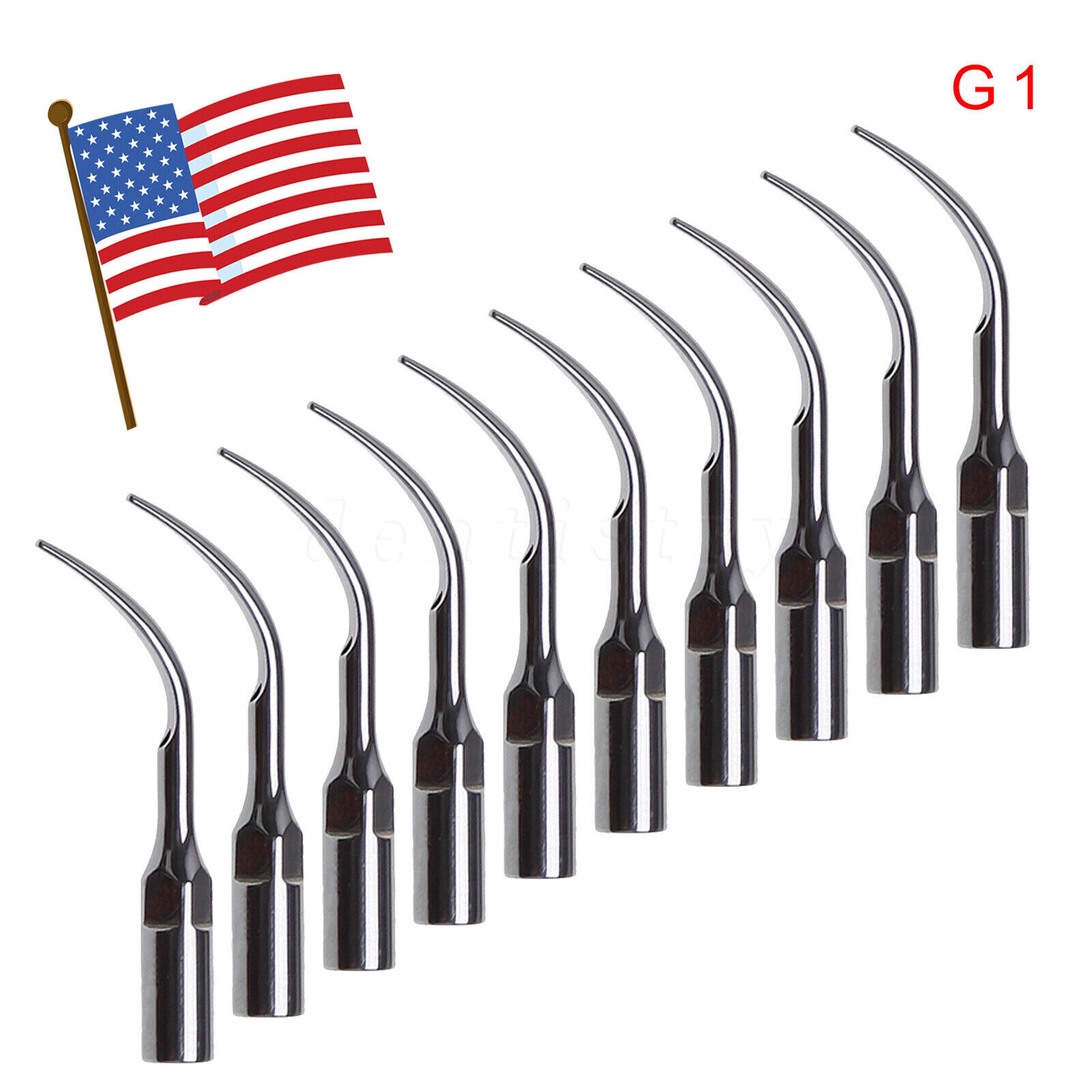 10* Dental Ultrasonic Piezo Scaler Tips fit Woodpecker EMS/DTE SATELEC Handpiece