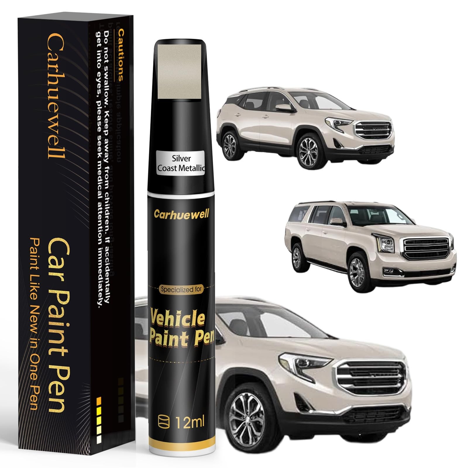 GMC Silver Coast Metallic Touch Up Paint Exact Color Code GWT/WA102V