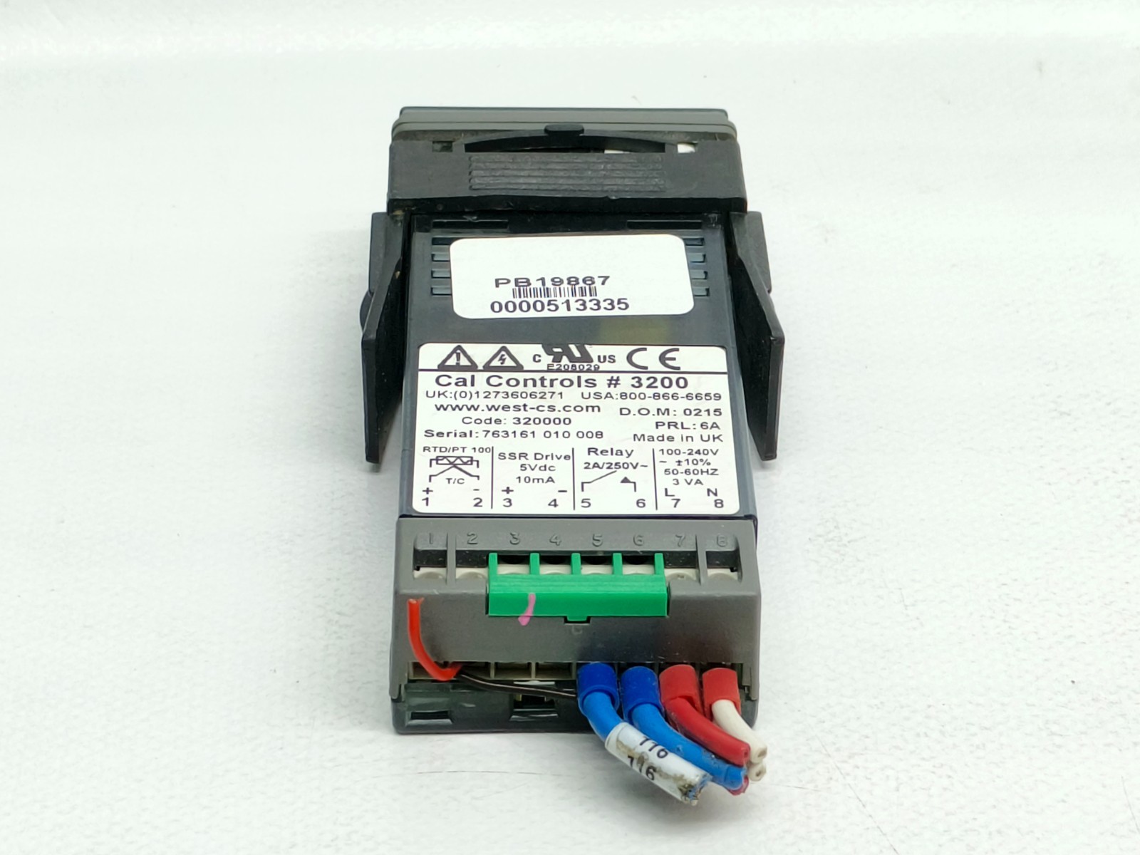 Cal Controls 3200 Digital Temperature FREE FAST SHIP WORLDWIDE 30D WARRANTY!!!