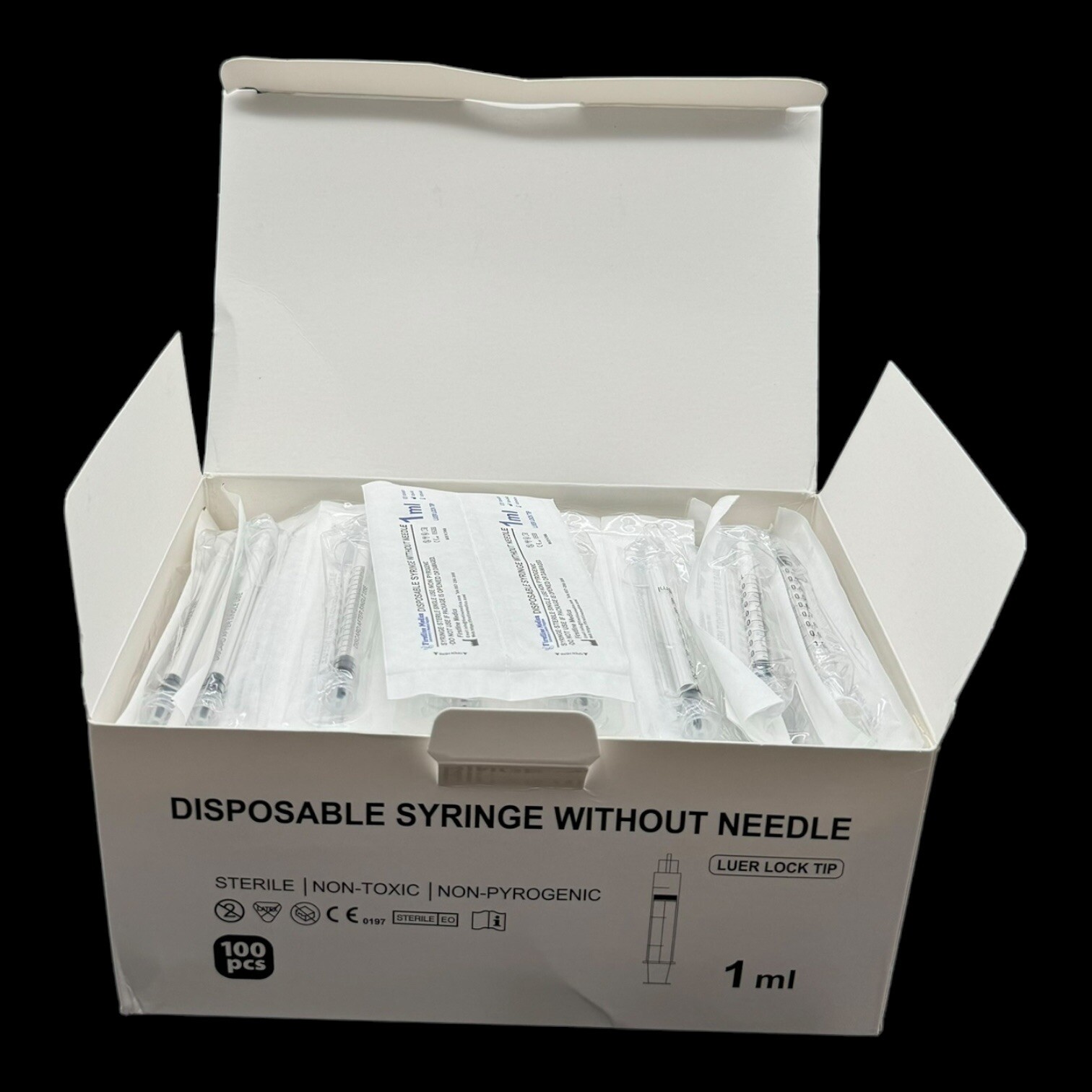 Syringe – Sterile – Luer Lock – 1ml-10ml – 2×100/pk