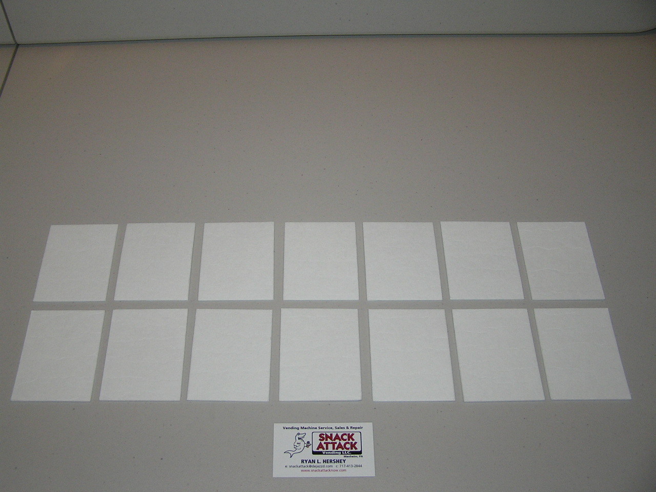 DIXIE NARCO, USI, FSI, VENDO, ROYAL VENDORS (14) CONDENSATION SOAKER PADS – New
