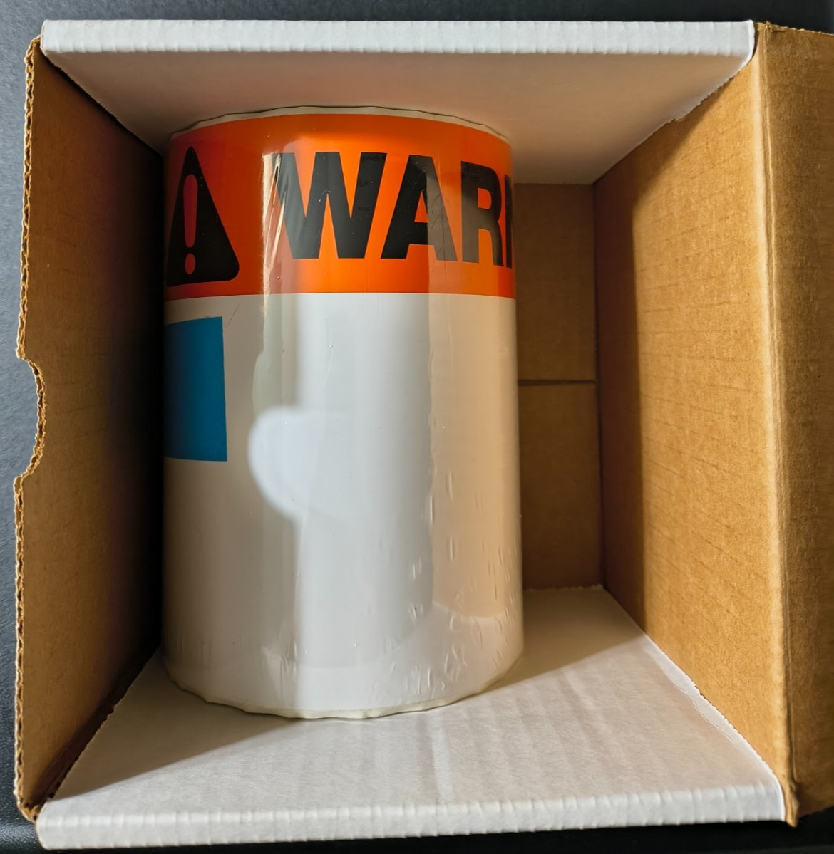 LabelTac Header Die Cuts 6″x9″ Warning 100 Labels per Roll LT69WARN-C