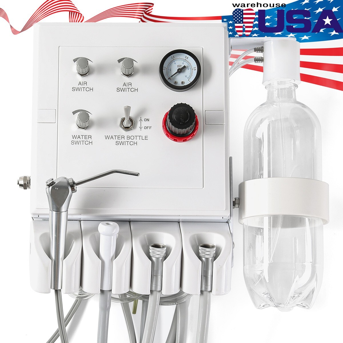 Mobile Dental Portable Folding Chair Unit +Air Turbine +LED Light /Turbine Unit